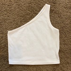 One Shoulder Crop Top